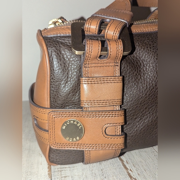 Michael Kors Two-Tone Leather Handbag - Picture 8 of 13